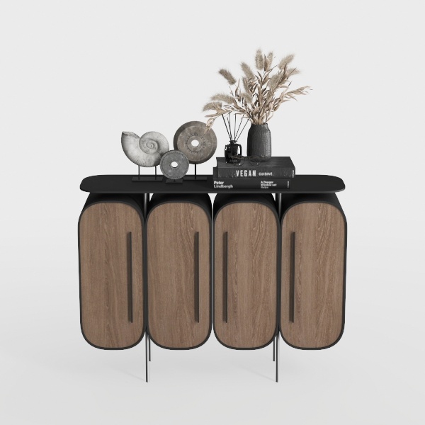 Contemporary Tropical-side cabinet