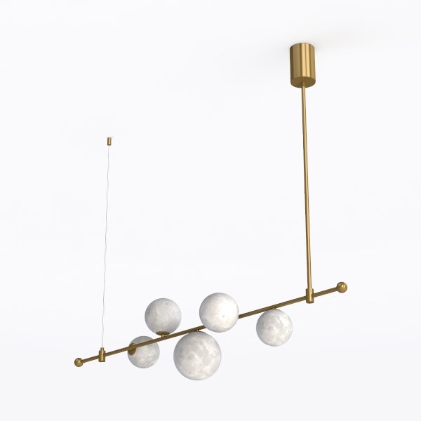 KCO Lighting Modern Globe Linear Chandelier 6