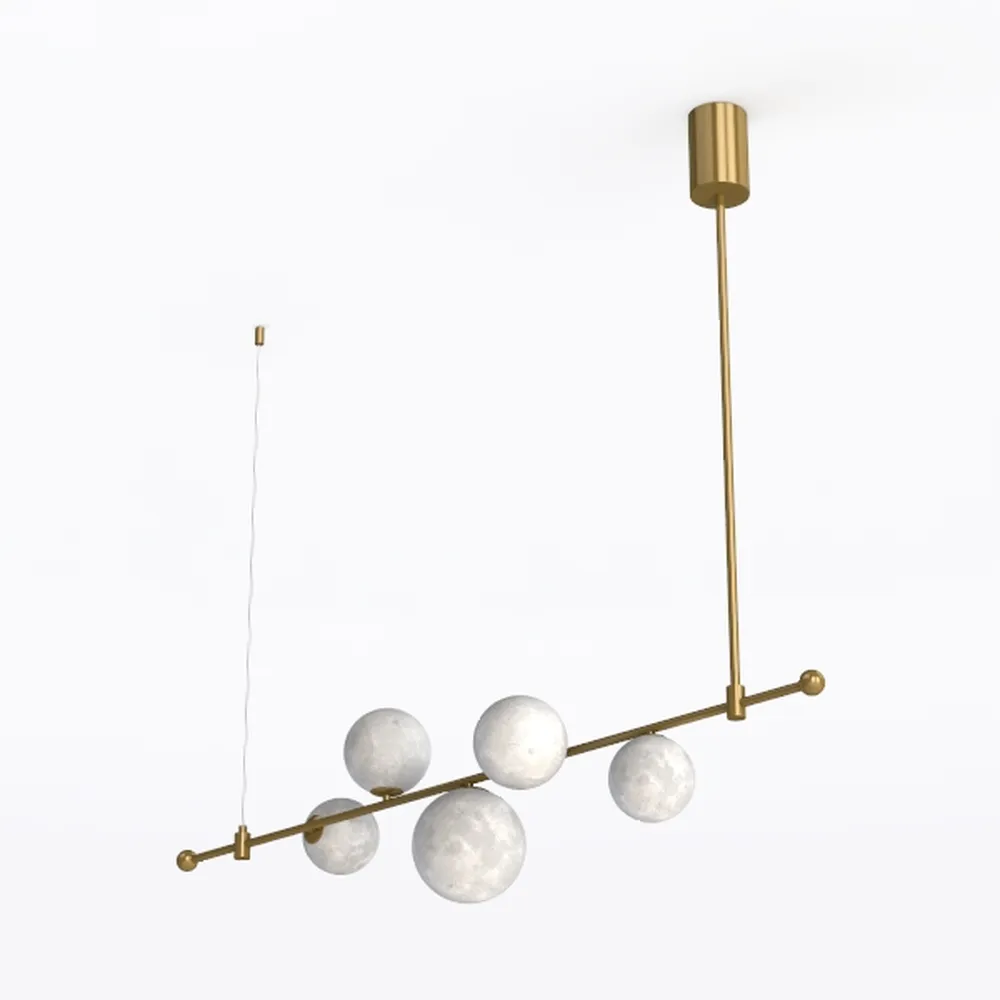 KCO Lighting Modern Globe Linear Chandelier 6