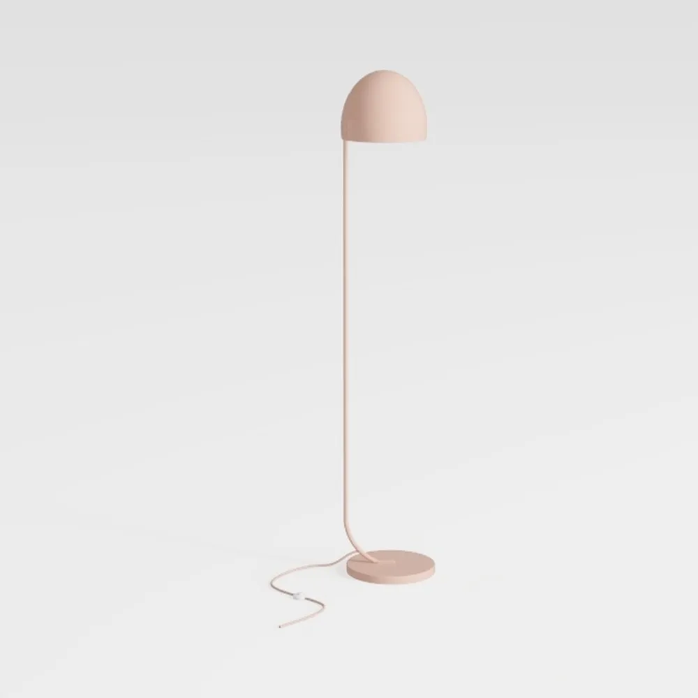 ONEWISH Pink Floor Lamp-Modern Standing Lamp for 