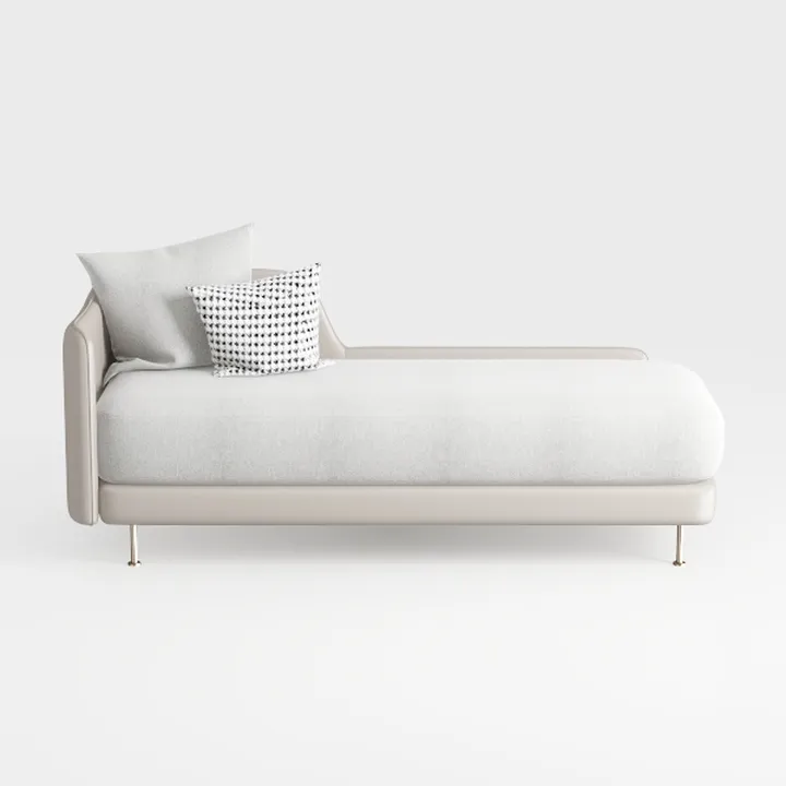 Wavy Ottoman Storage Bench Multi-Functional Narrow