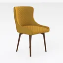 Dining Chairs Set of 4, Upholstered Kitchen Dining Right 45 Degree View