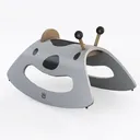 Bent rocker Left 45 Degree View