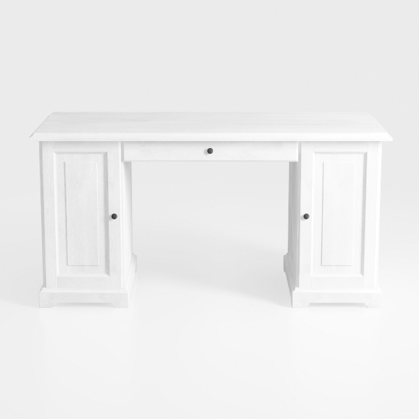 67'' Modern Executive Desk with 2 Storage Cabinets