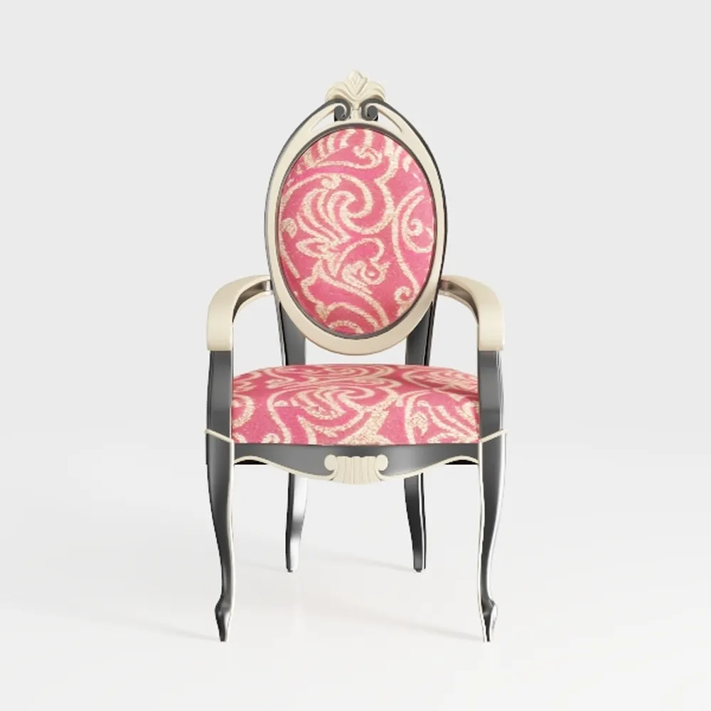 Lunarable Floral Office Chair Slipcover, Artwork