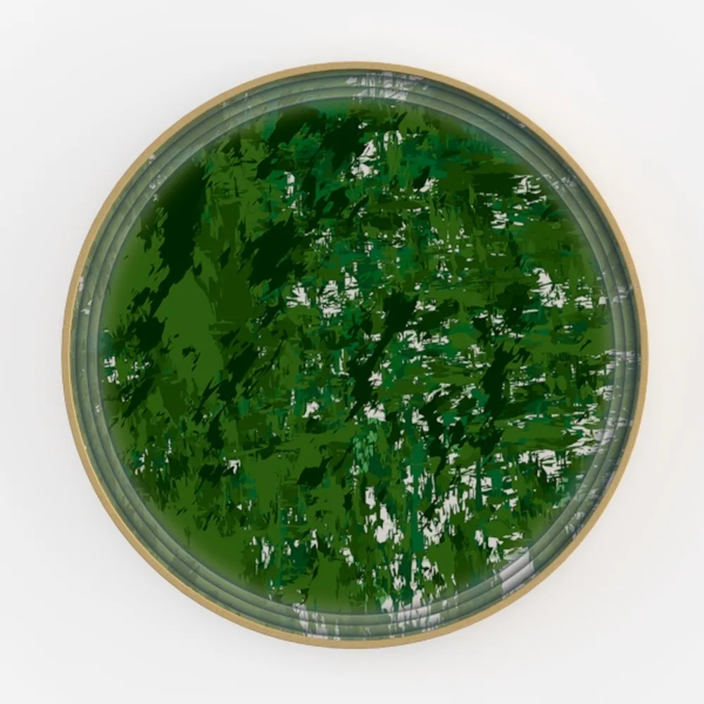 7.8x7.8英寸圆形锡金属标志 3D花卉设计在质朴的木头上 迷人的“欢迎”家居装饰 完美的游戏室