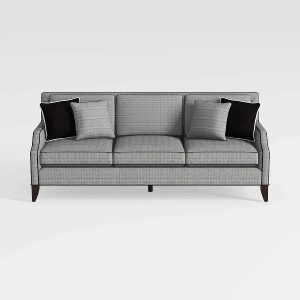 Benjara Efyn Sofa and Loveseat Set, Loose Pillow