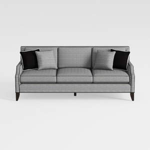 Benjara Efyn Sofa and Loveseat Set, Loose Pillow