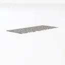 Minimalist Marble Square Coffee Table 3D Model Left 45 Degree View