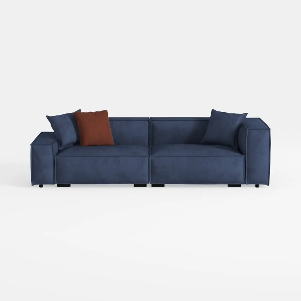 Merax 126" 6-Piece Versatile Modular Sofa with