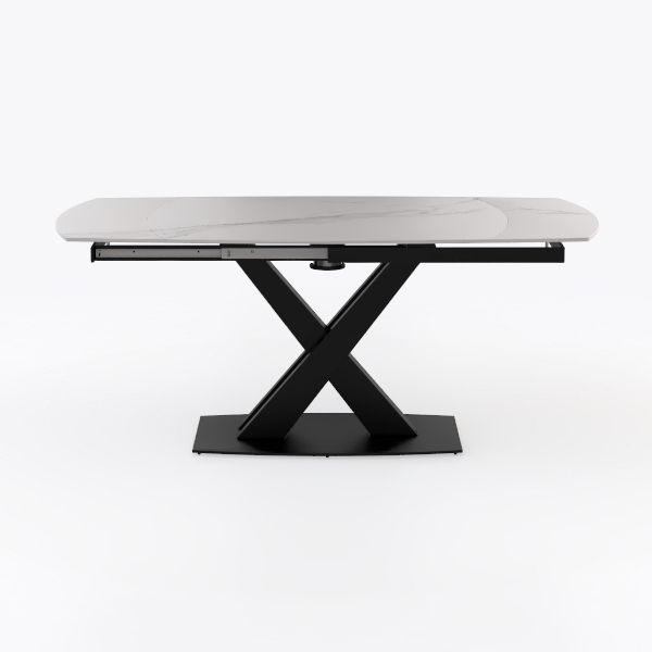 62.99 in. Black Rectangle Sintered Stone Tabletop 