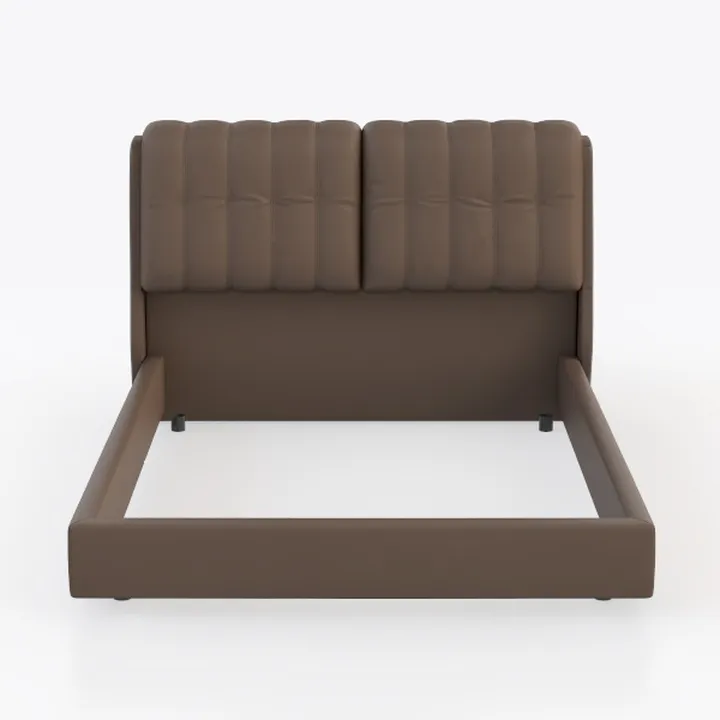 Pemberly Row Upholstered Platform Bed King Size Fr