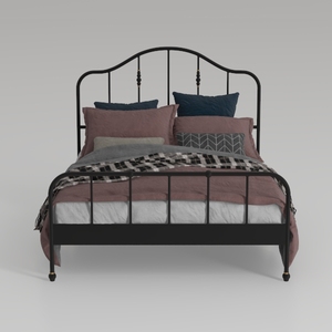 SHA CERLIN Queen Size Metal Platform Bed Frame