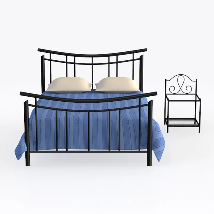 Inspire Q Eloise Metal Arcs Platform Bed by Classi