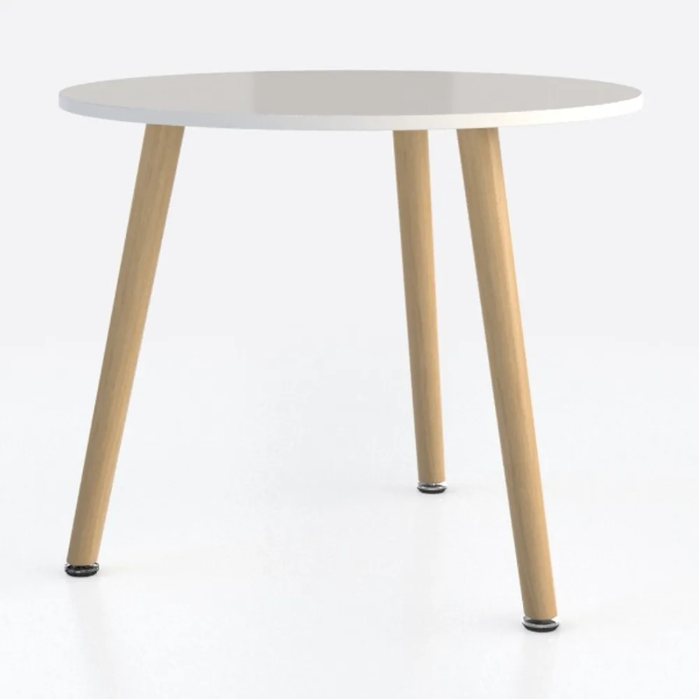 Oslo White End Table