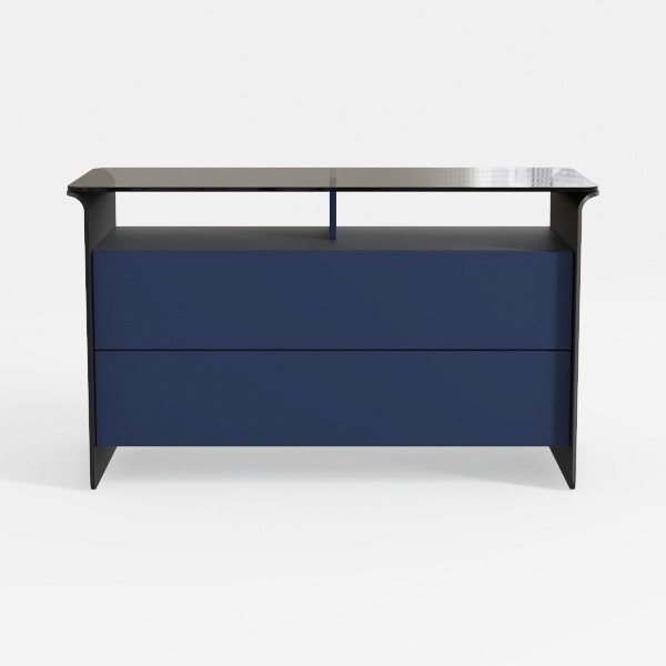 MXV 70" Fireplace TV Stand, Modern Entertainment