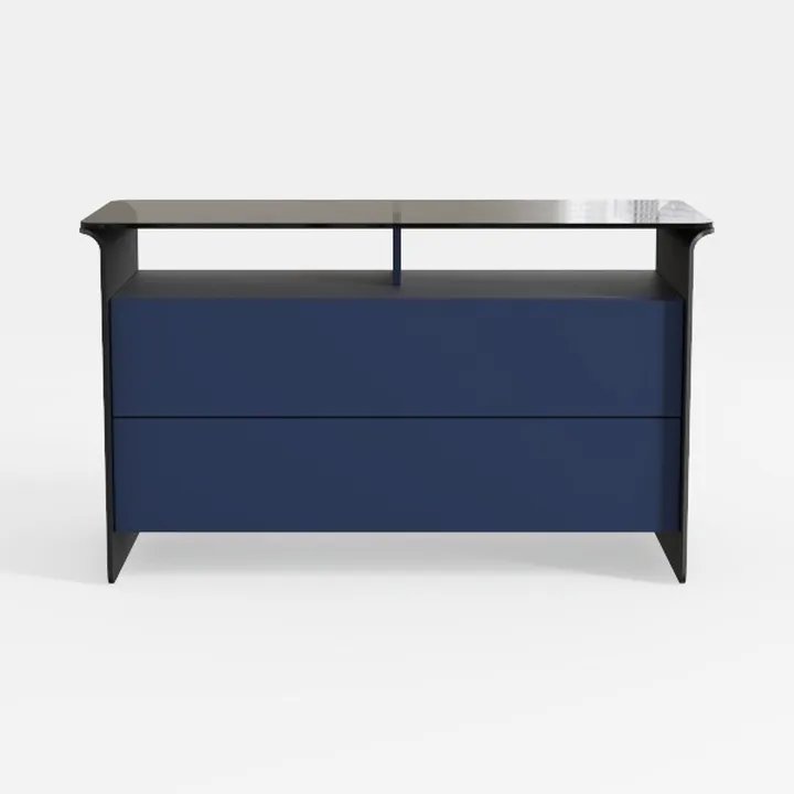 MXV 70" Fireplace TV Stand, Modern Entertainment