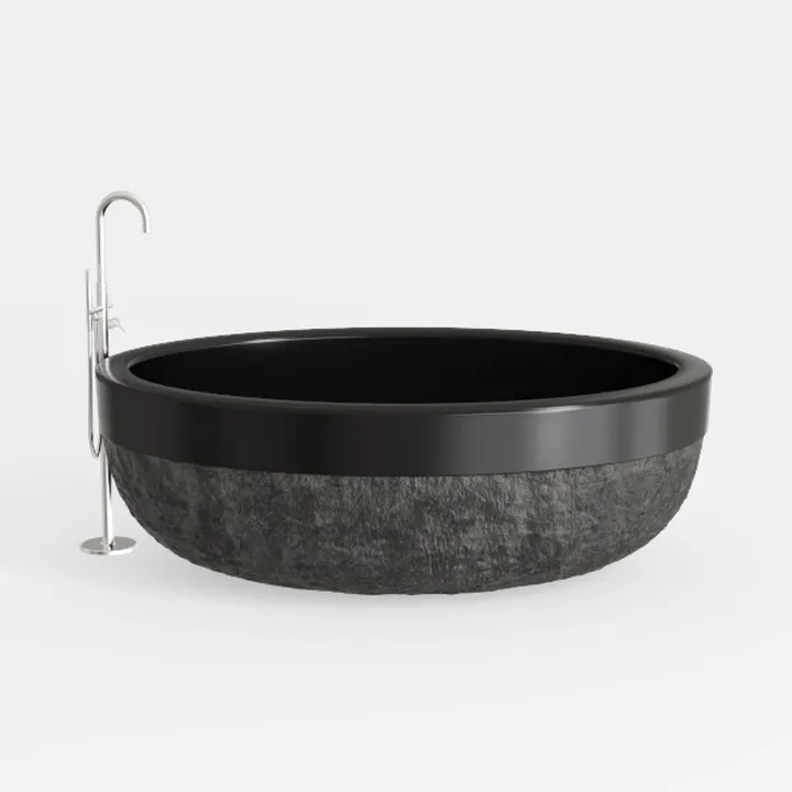 Upgrade XL 129 Gal Large Oval Ice Bath Tub for