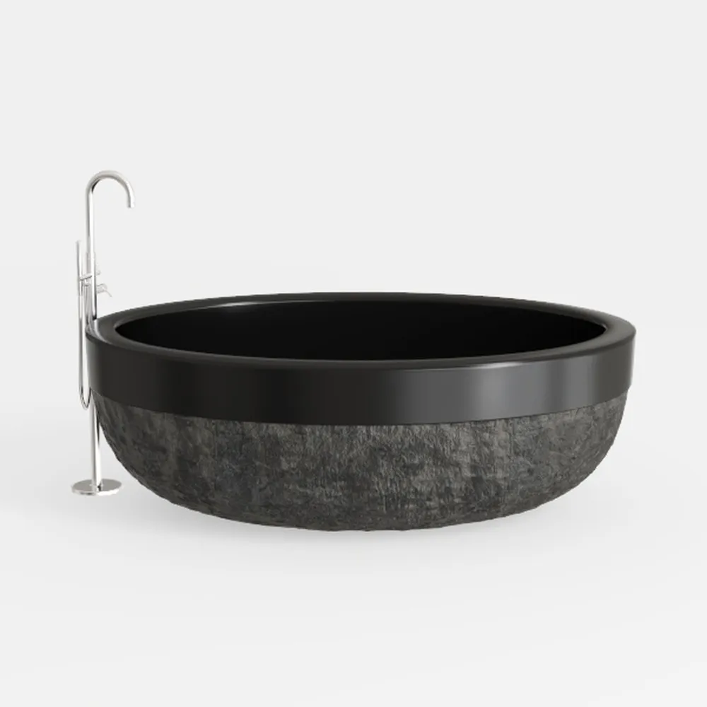 Upgrade XL 129 Gal Large Oval Ice Bath Tub for