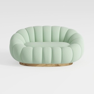 Modern Floor Sofa, Upholstered Oversized Singe Sof