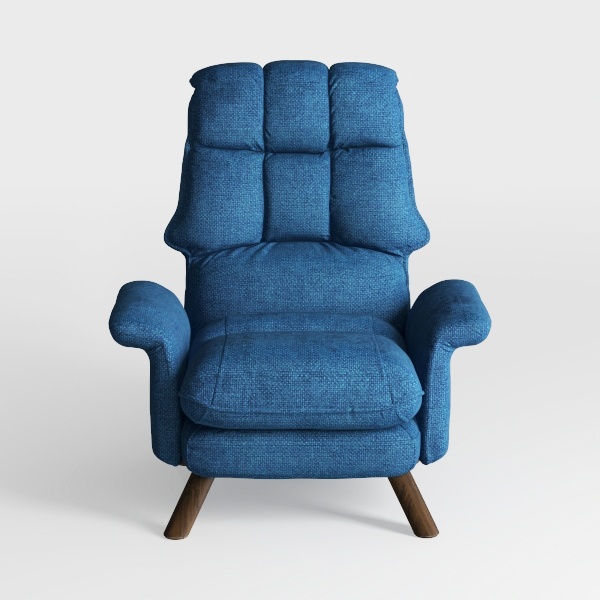 Lazy Chair Thick Padded, Comfy Velvet Accent