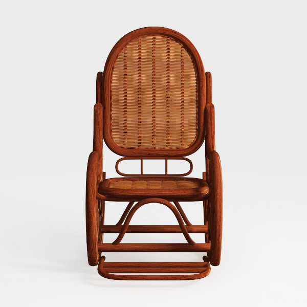 Wicker Rocking Chair, Creative Love Shape Sun Loun