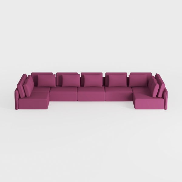 Legend Vansen Velvet Sofa sectional for Living Roo