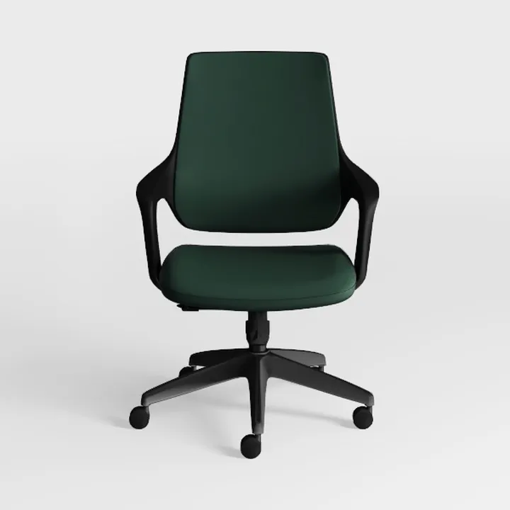 Vinsetto Mid-Back Office Chair, Velvet Fabric