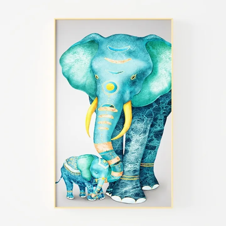 LAIART Modern floral wall art bathroom wall decor