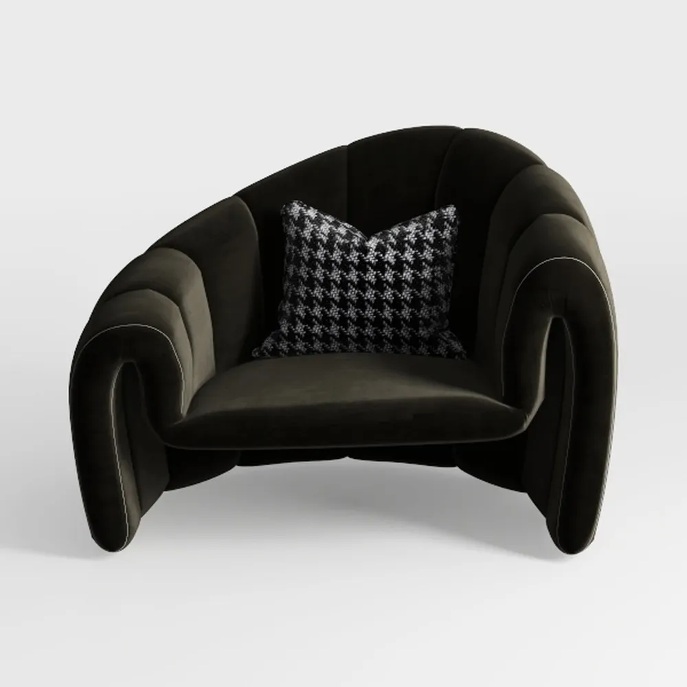 YSICK Swivel Accent Chair, 360°Swivel Barrel Chair