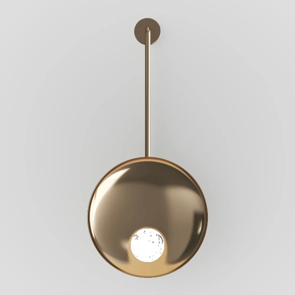 Gold Wall Sconces Globe Wall Light Brass Modern