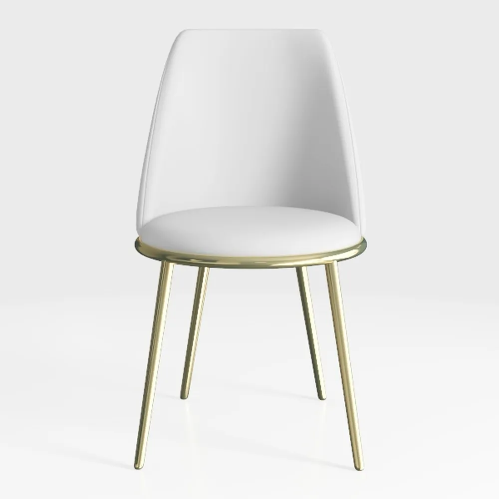 Modern Clear Acrylic Dining Chairs Set of 6 Mid