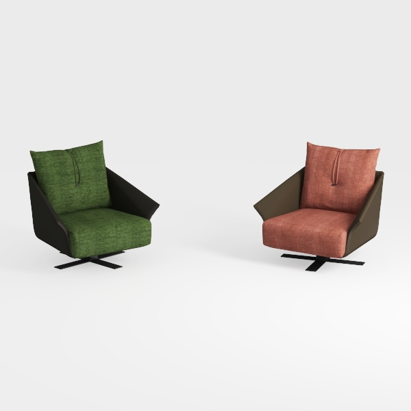 Patio Furniture Set with Swivel Rocker：8 PCS Outdo