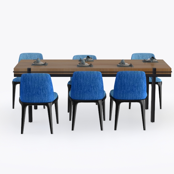 dining table with chairs -Lively Spectrum