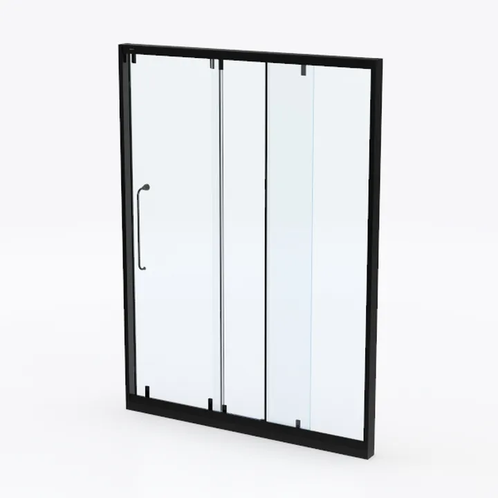 Hinged Shower Door - 32" W x 75" H Double Swing