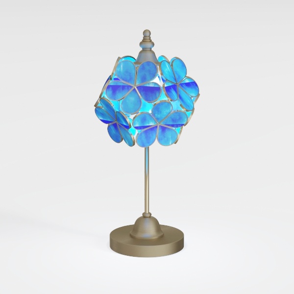 table lamp-Klein Blue
