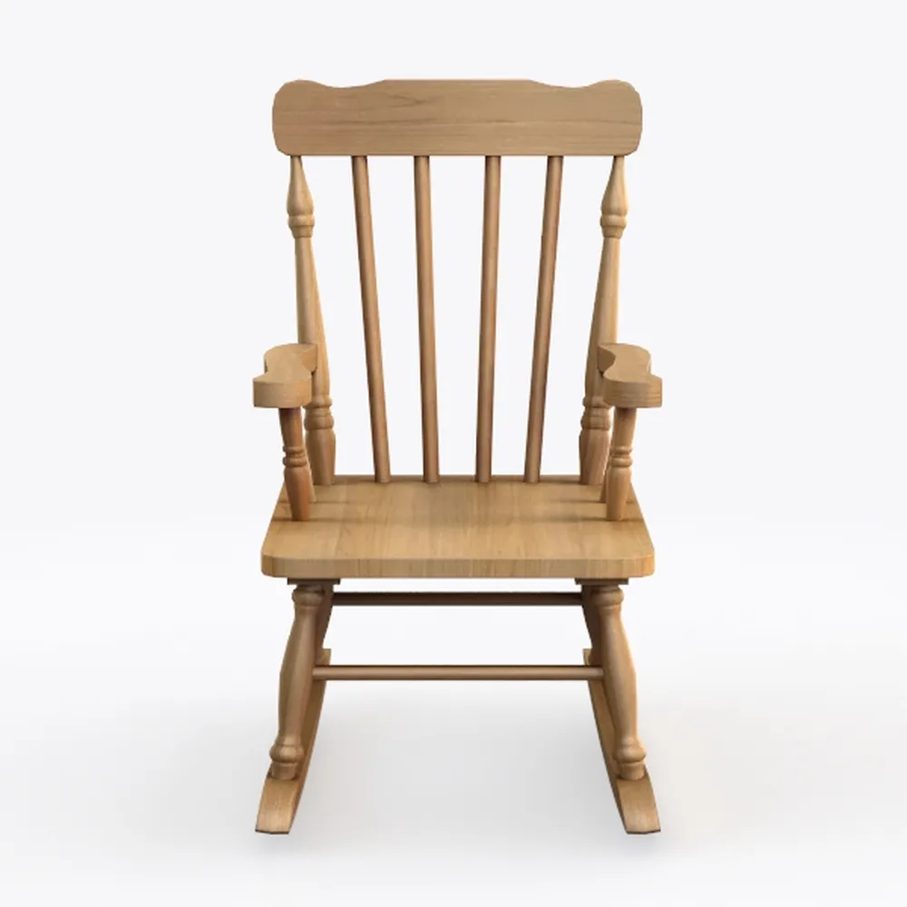 IC International Concepts Rocking Chair, 225lbs wt