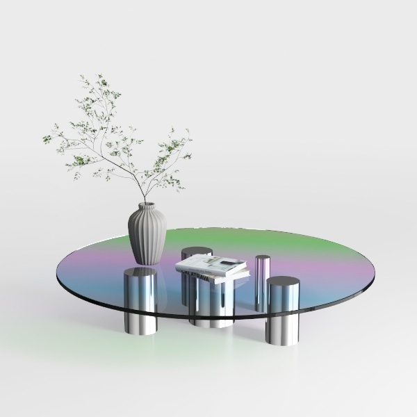 LapEasy Acrylic Coffee Table