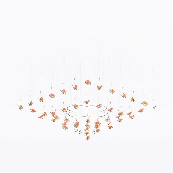 chandelier-Fluttering Blooms