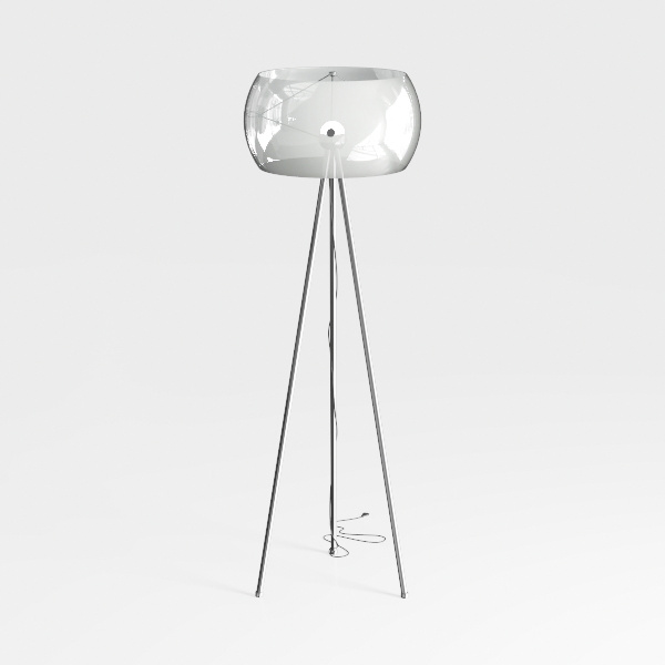 Crestview Collection EVAER1510 62&quot; Floor Lamp