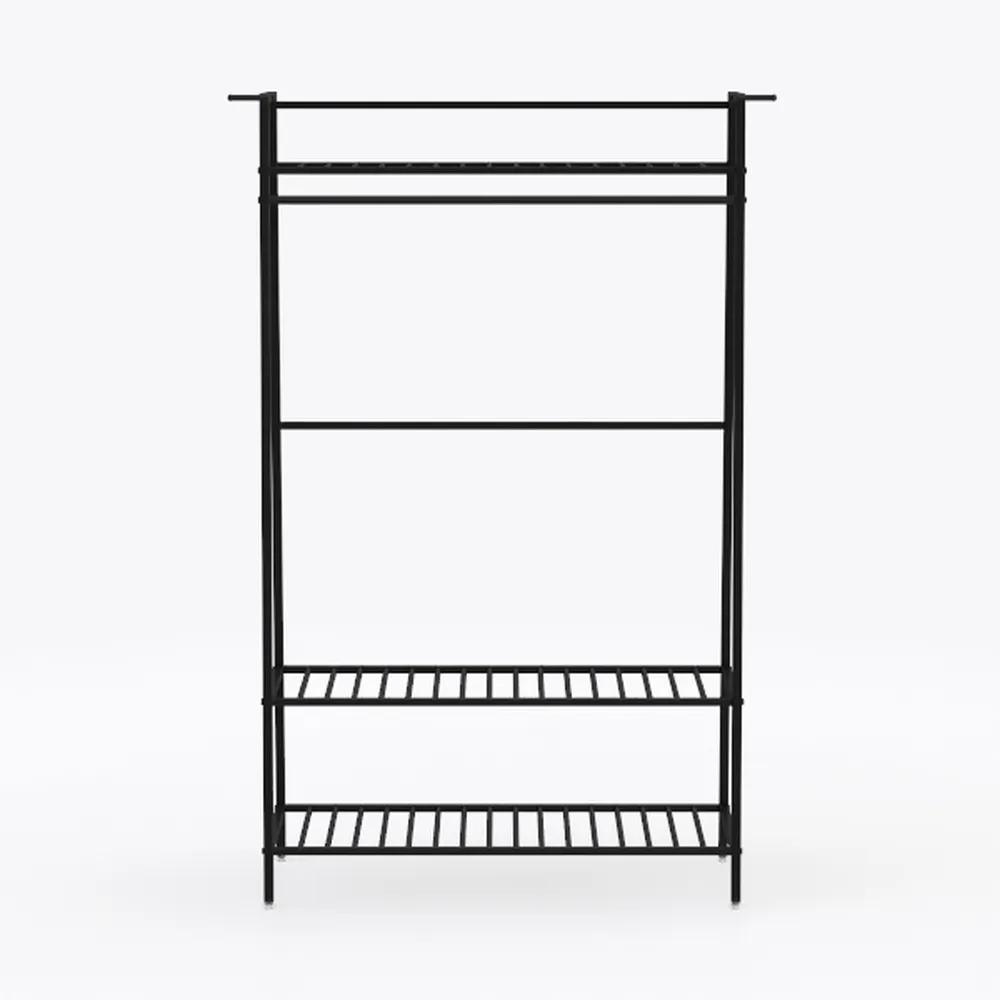 24" x 54" NSF Black Epoxy 4-Shelf Kit with 74"