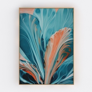 DuoBaorom Hawaiian Flower Large Wall Art Tropica