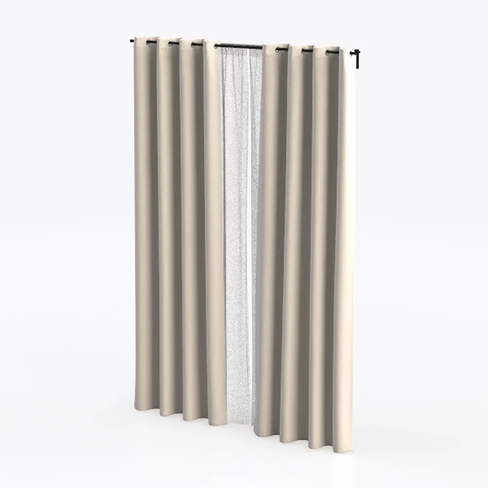 Blackout Curtains 90 Inch Length 2 Panels Set,