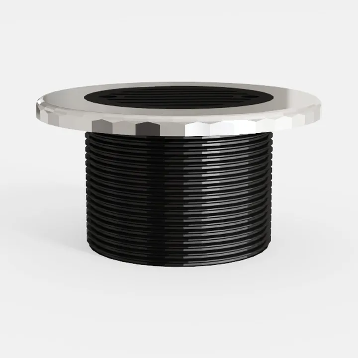 Maven Lane Dallas Round Side Table - Modern Ribbed