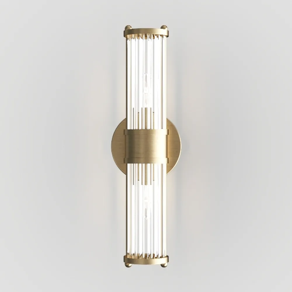 Gold Wall Sconce Light Fixture - Bathroom Sconce