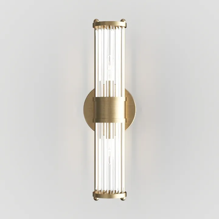 Gold Wall Sconce Light Fixture - Bathroom Sconce