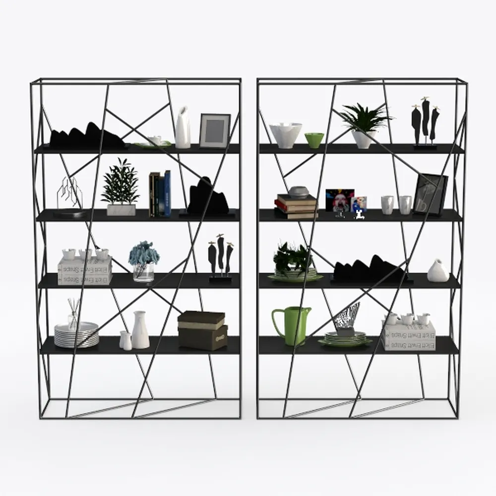 REIBII 78.4''W Storage Shelves Load 1500LBS, 4