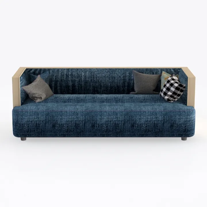 118" Cloud Couch Modular Sectional Sofa for Living