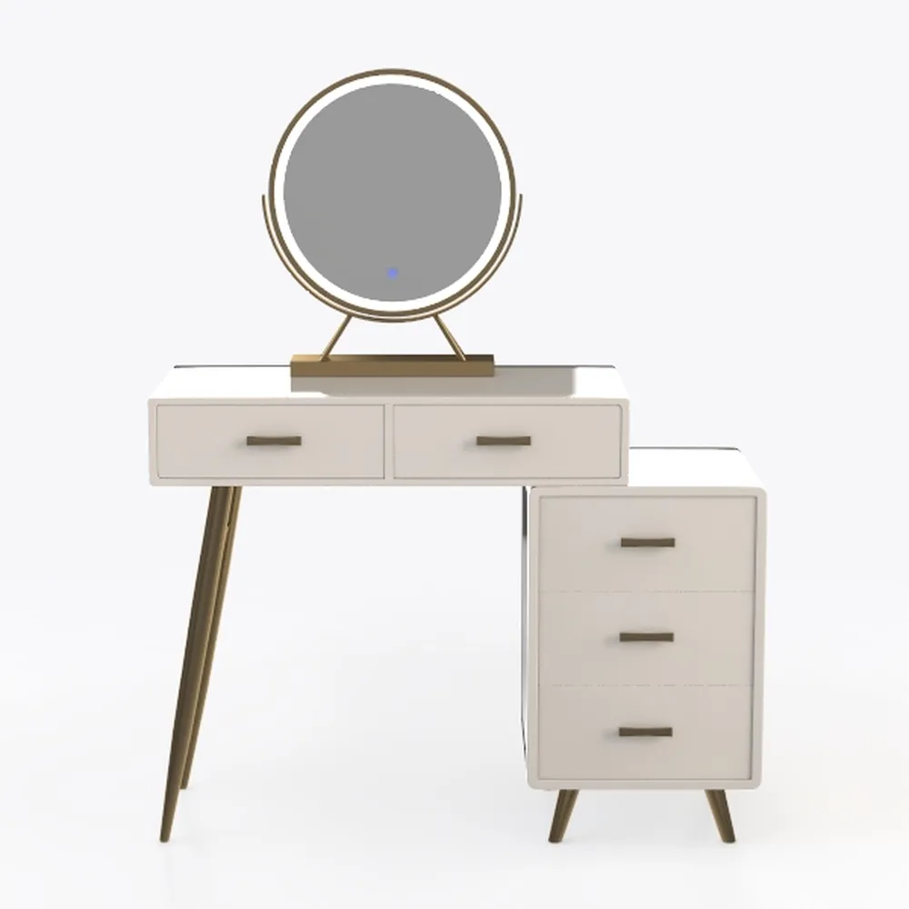 White Armoire Vanity Makeup Dressing Table Stool S