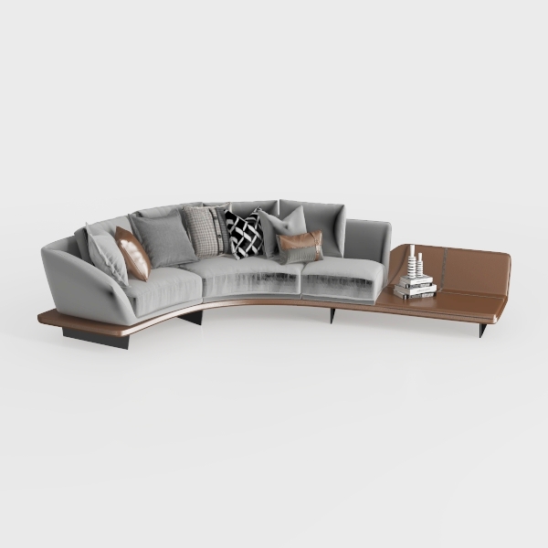 122&#39;&#39; Modern Extra Large Sectional Sofa Soft Fabri